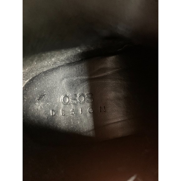 ASOS Women's Suede Black High Flat Boot Size 8 - Picture 4 of 5